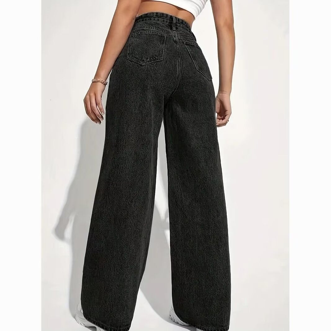 High Waist Wide Leg Jeans