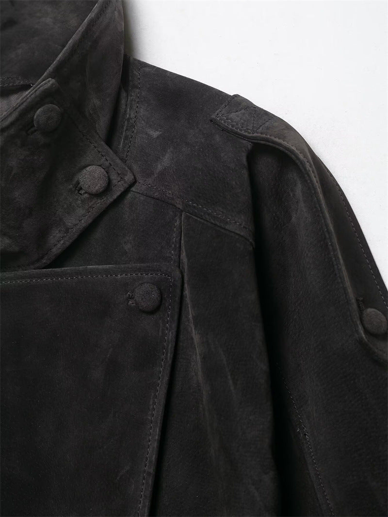 Rosevie Bikerjacke mit Stehkragen
