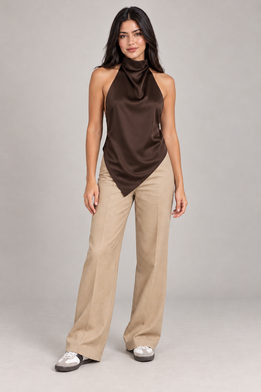 Ärmelloses Neckholder-Top