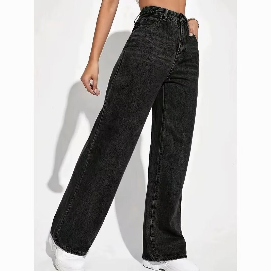 High Waist Wide Leg Jeans