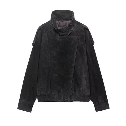 Rosevie Bikerjacke mit Stehkragen
