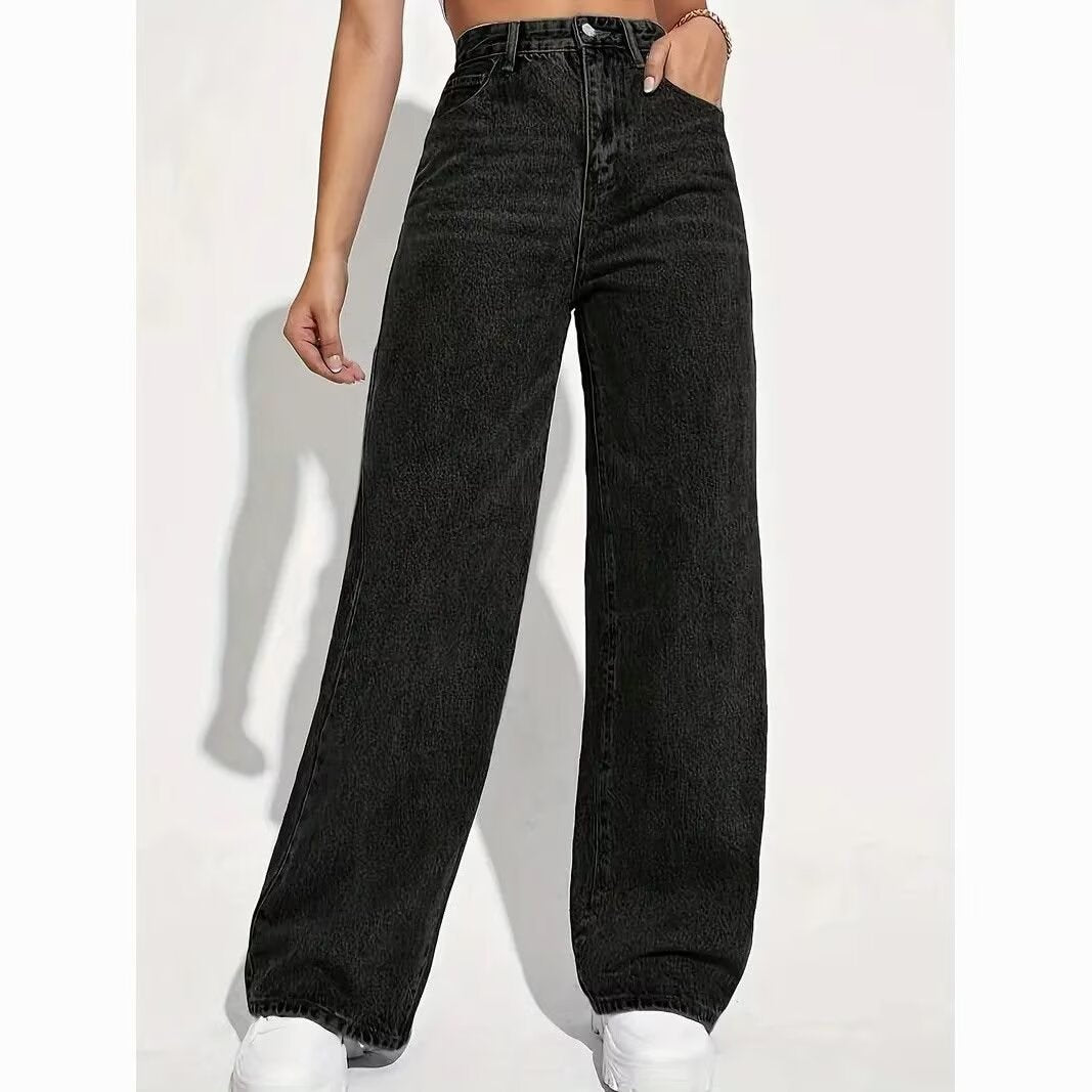 High Waist Wide Leg Jeans