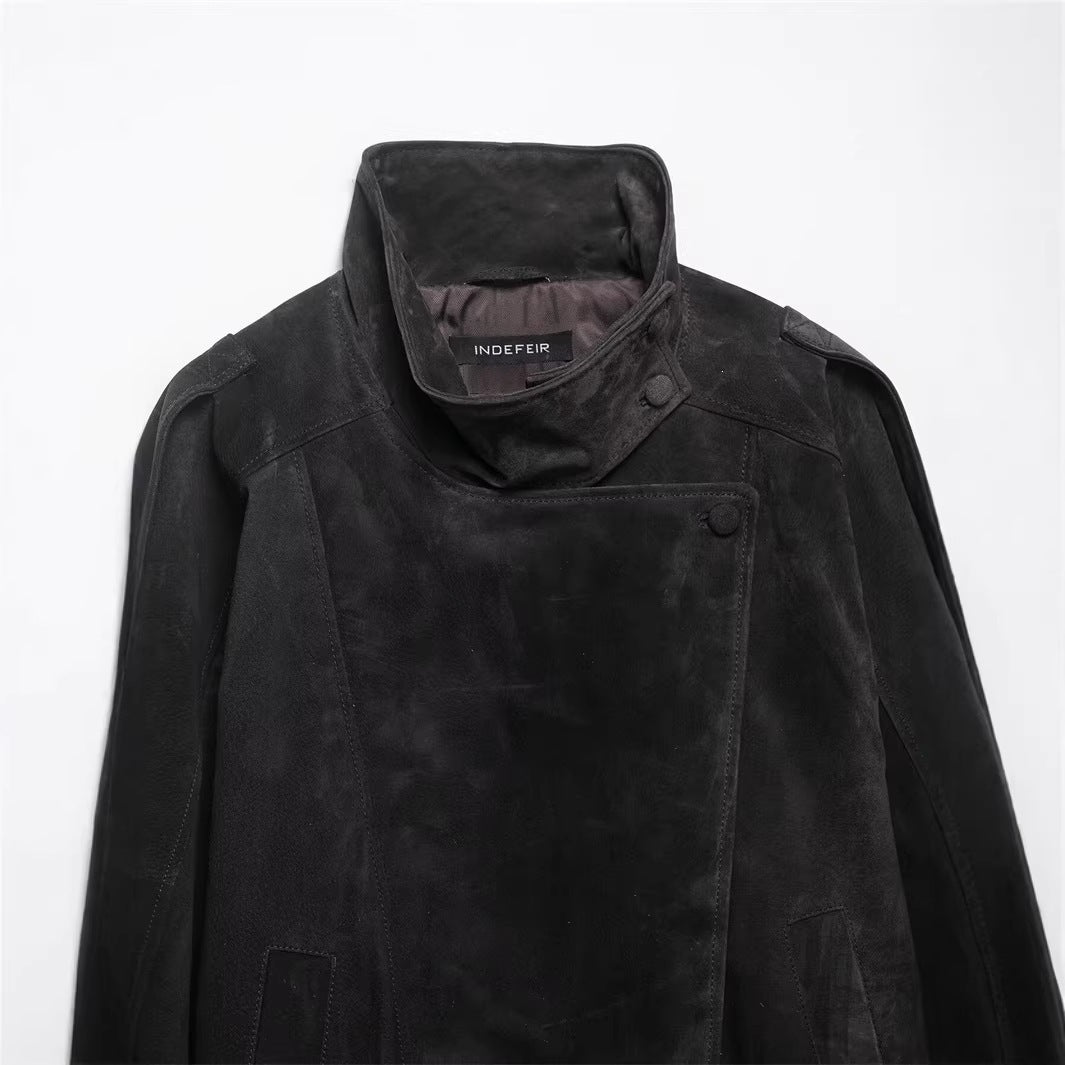 Rosevie Bikerjacke mit Stehkragen