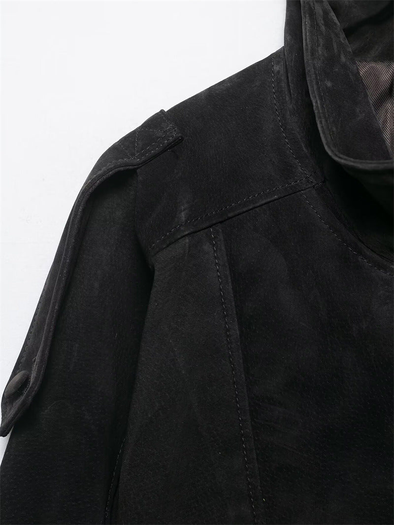 Rosevie Bikerjacke mit Stehkragen