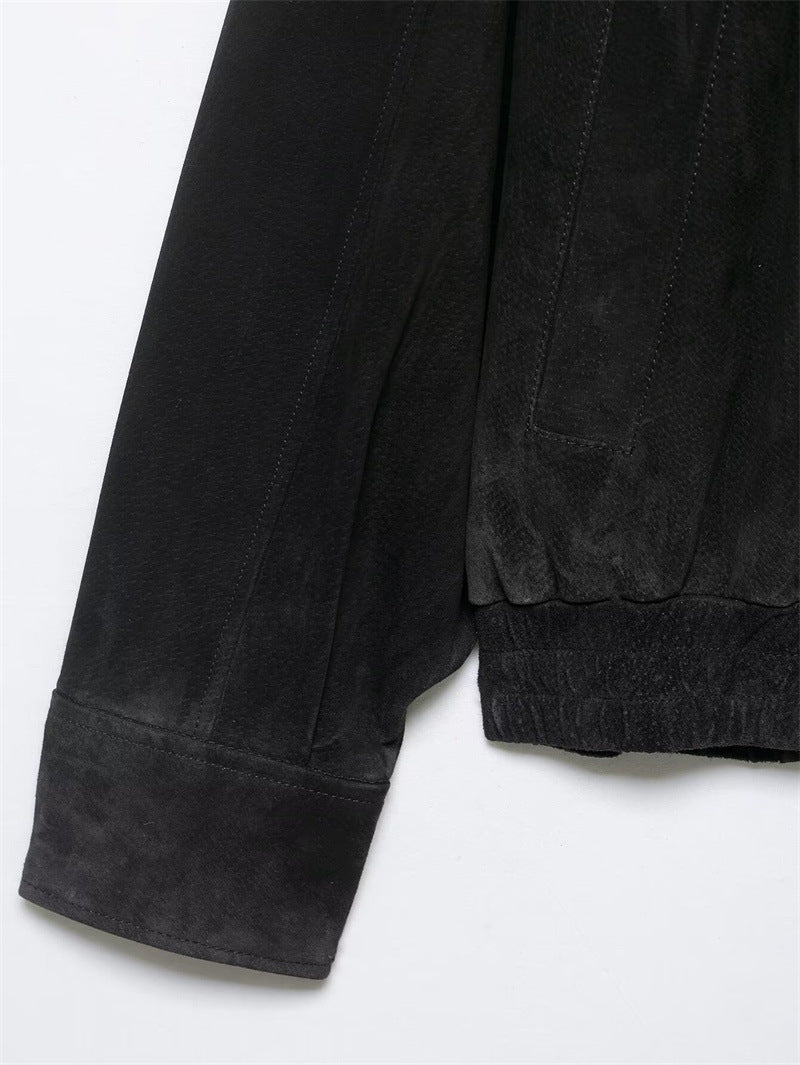 Rosevie Bikerjacke mit Stehkragen