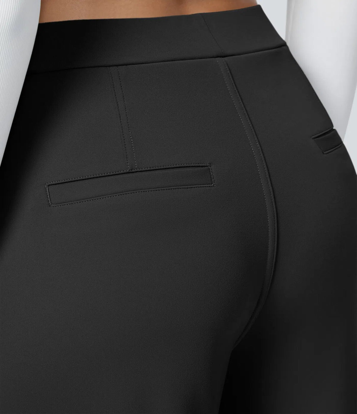 Old-Money Bundfaltenhose mit weitem Bein