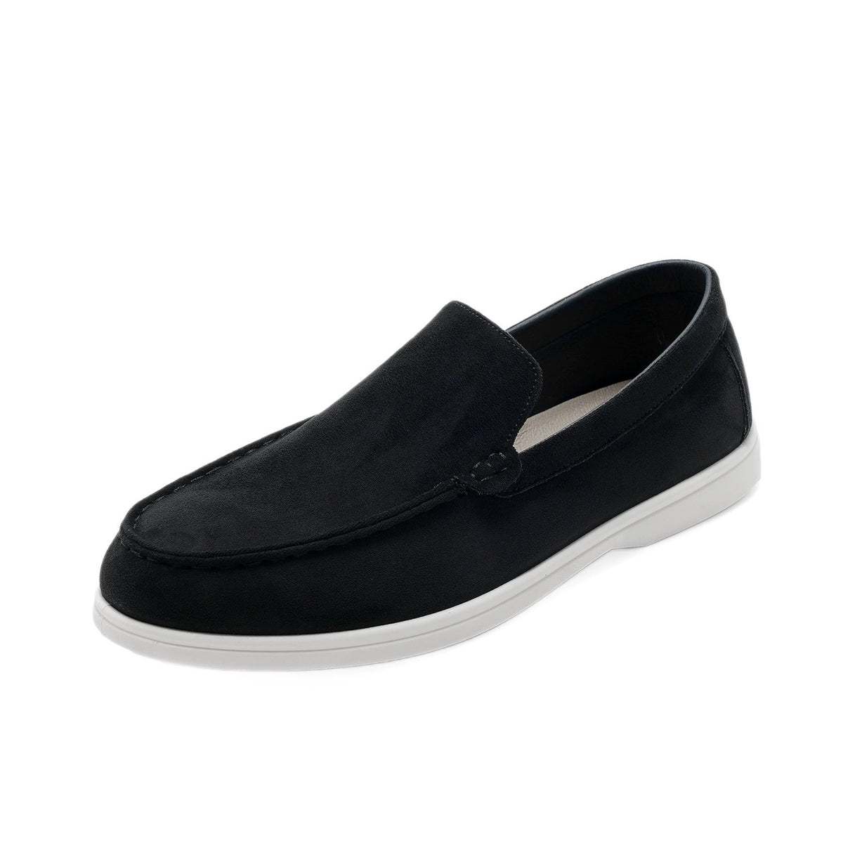 Herren Velours-Loafer – Schwarz