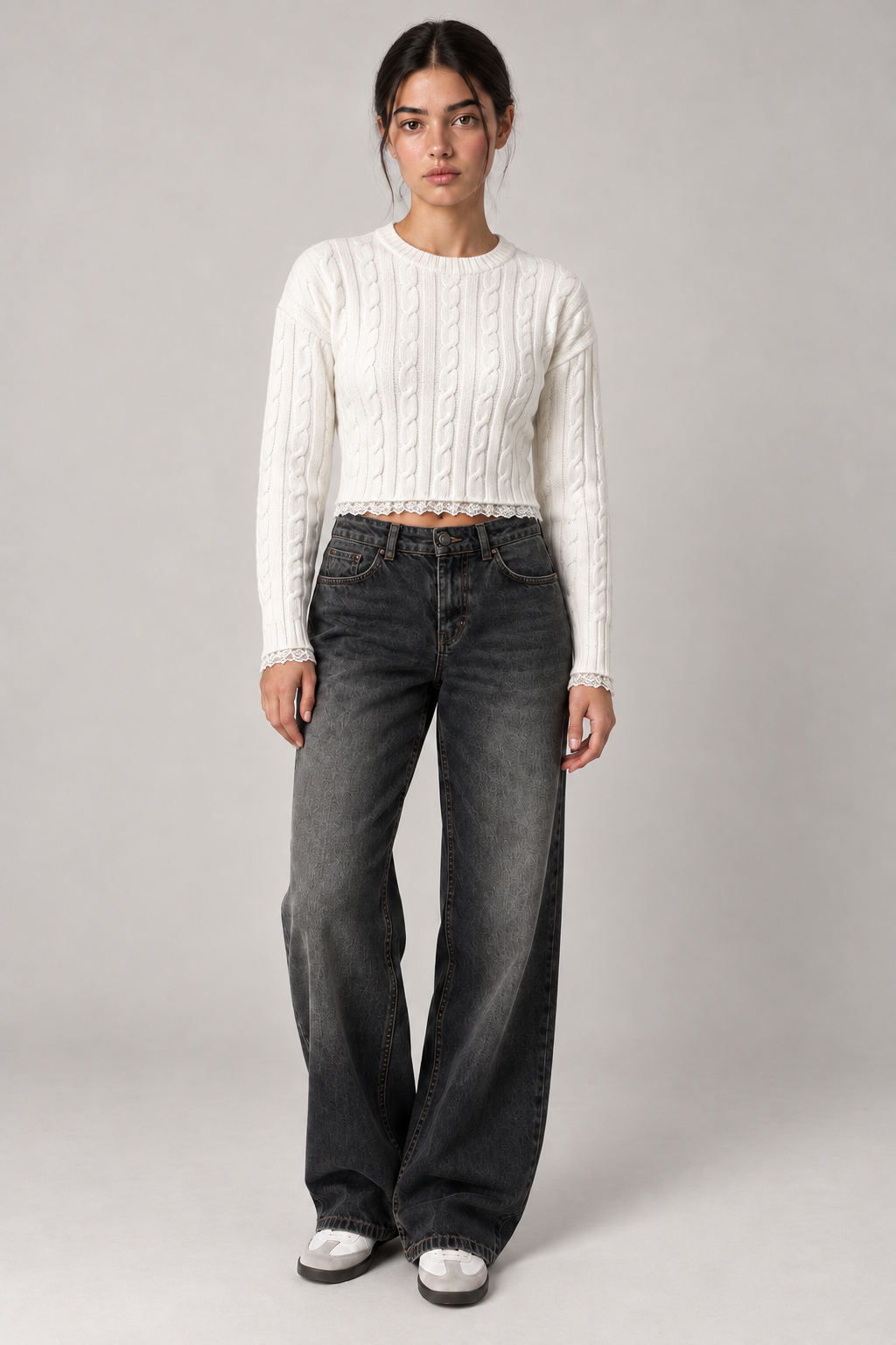 Rosevie Crop Strickpullover