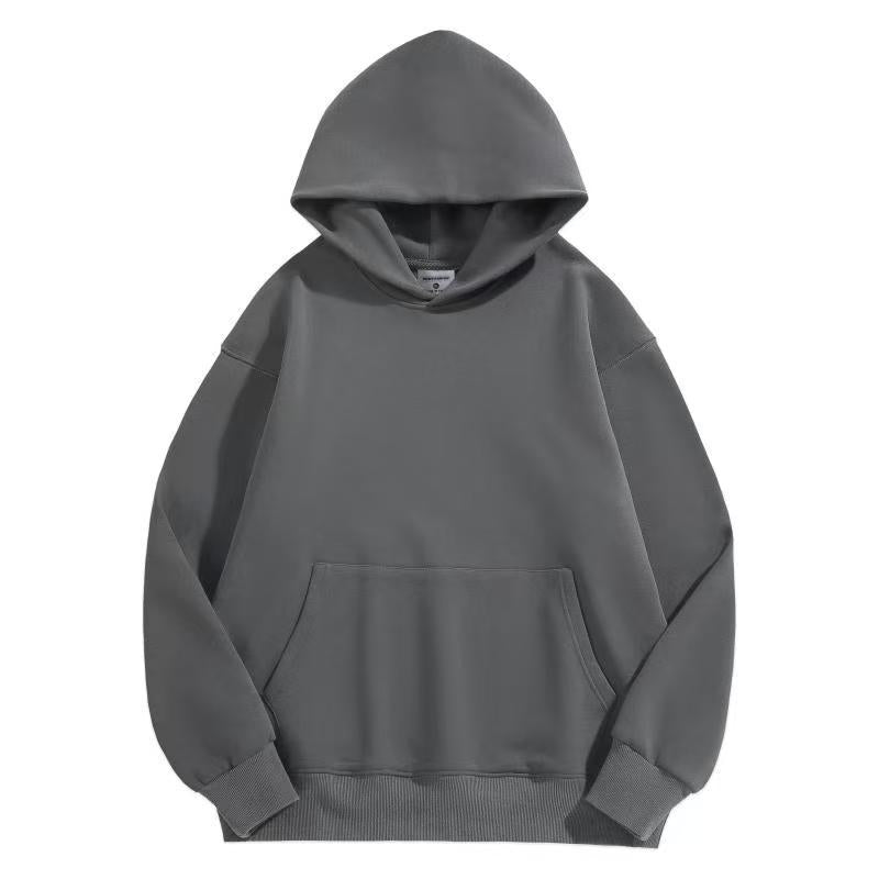 Kapuzenpullover Anthrazit – Produktansicht