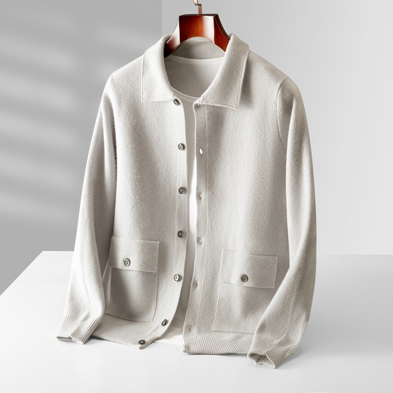 Strickjacke Elfenbeinweiß – zusätzliche Produktansicht