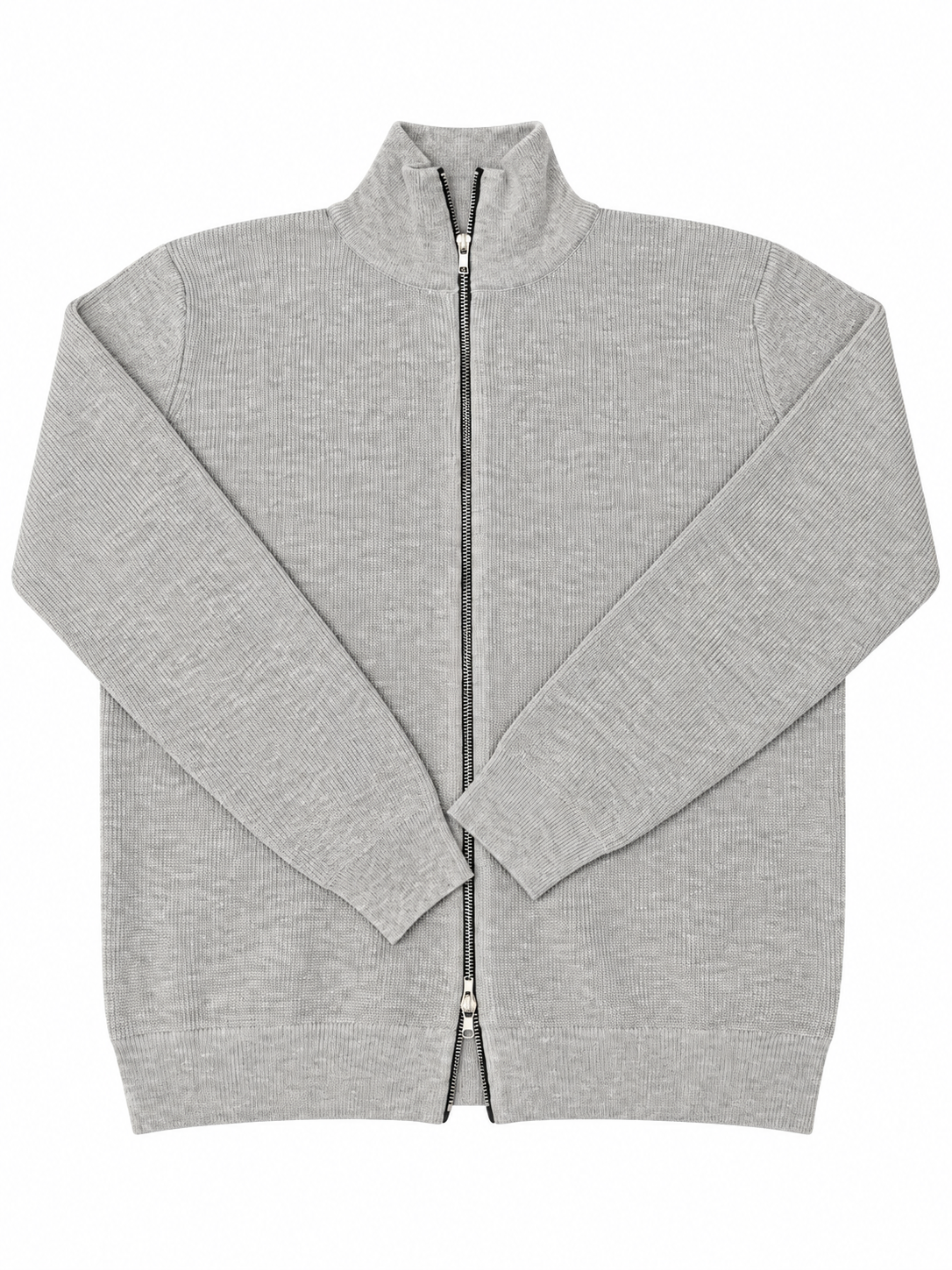 Strickjacke Hellgrau – Produktansicht