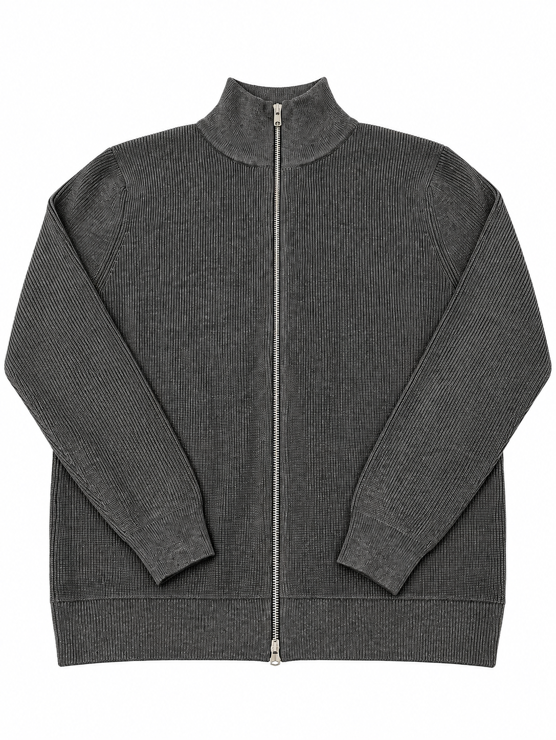 Strickjacke Dunkeloliv – Produktansicht